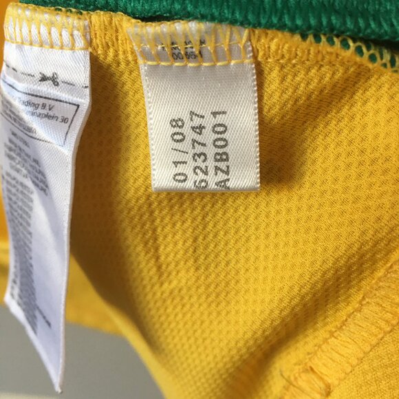 South Africa SAFA 07/08 Jersey Shirt L Yellow Football Soccer Adidas 623727 - Picture 11 of 13